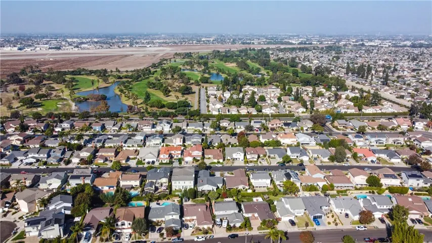Drone view of College Park East and the Old Ranch Country Club~