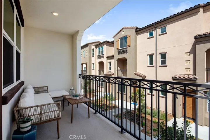 Balcony off of the great room to enjoy the CA sunshine.