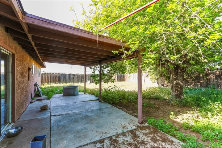 Covered patio