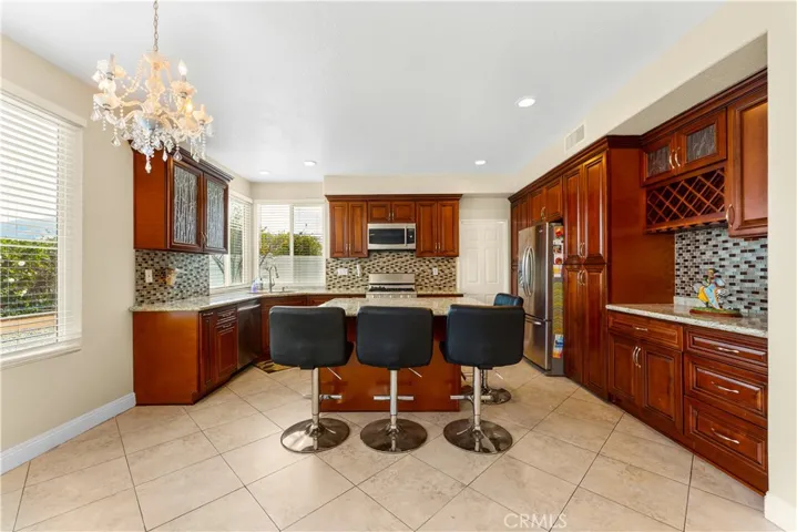 Kitchen beautiful cabinets with glass fronts