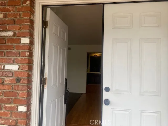 Double front doors.