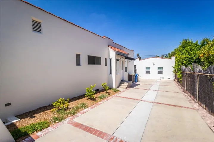 Large driveway