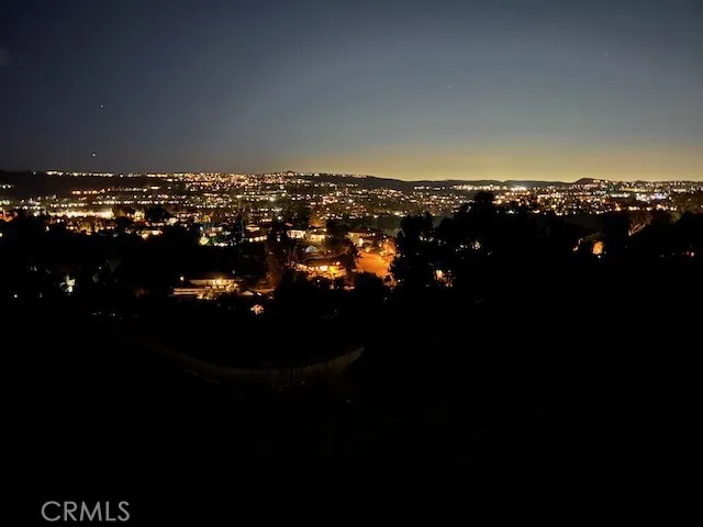 View at night facing NE