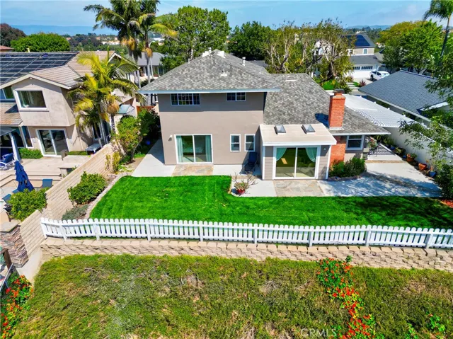 Birdseye view of Backyard