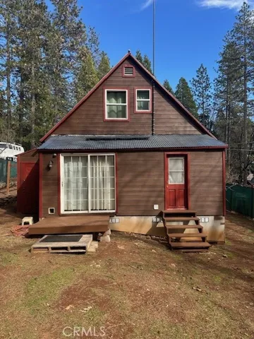 Back of home with Roof completed and facia board completed.