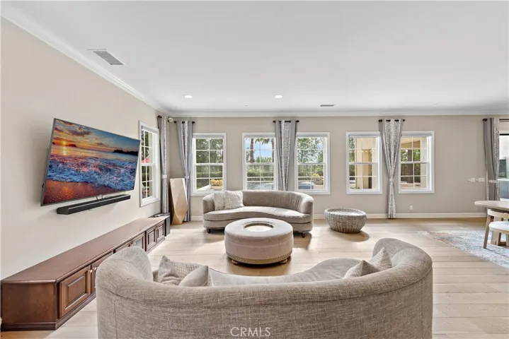 Great room with abundant natural light.