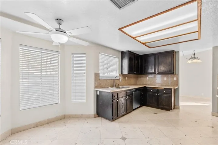 Kitchen view from dining area