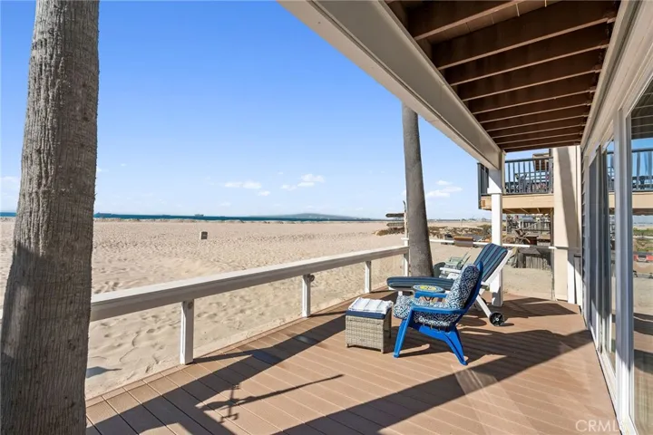 Private lower patio to entertain guests and watch Surfside sunsets