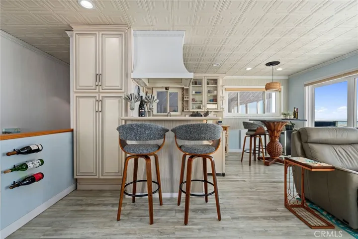 Enjoy ocean views from the kitchen & dining areas