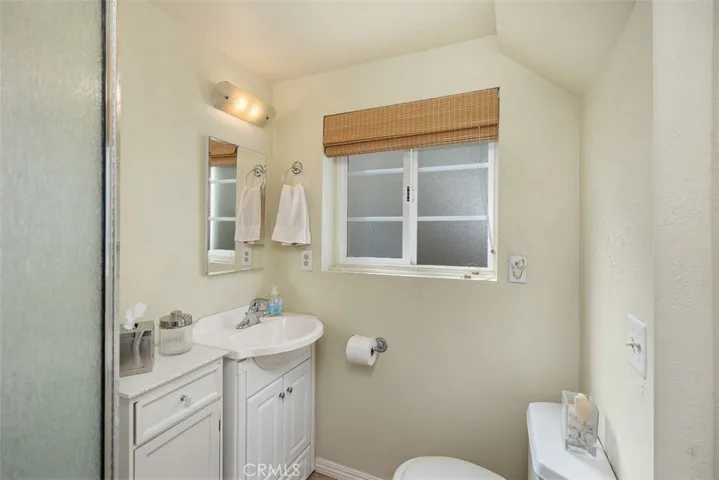 Second bathroom downstairs with shower.