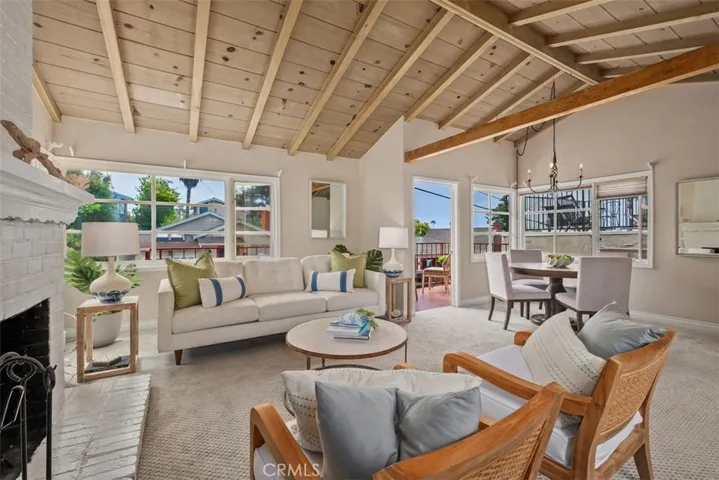 Lots of natural light in living room