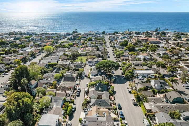 Street views of the ocean on both sides of the home.