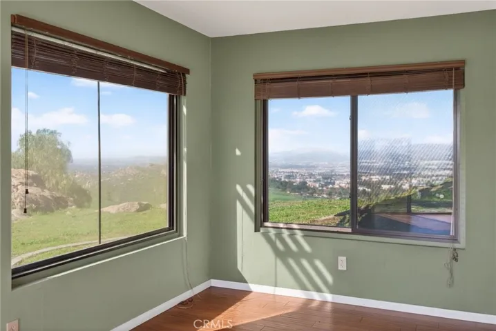 This room also has wonderful views.