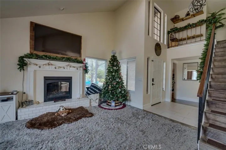 Gas fireplace 
