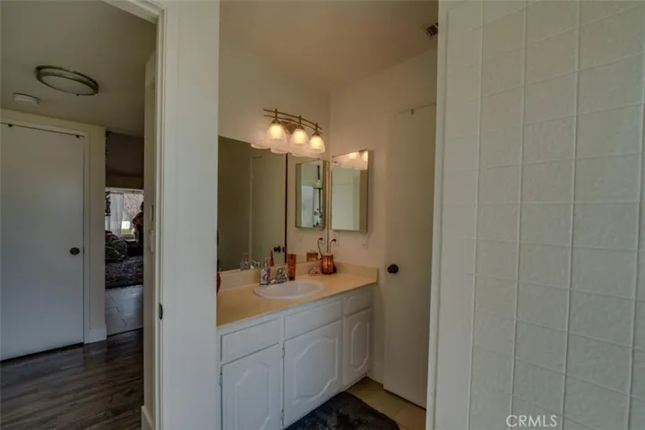 Downstairs passthrough bathroom