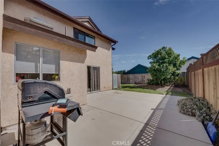 Large patio accessible by both street side gates.