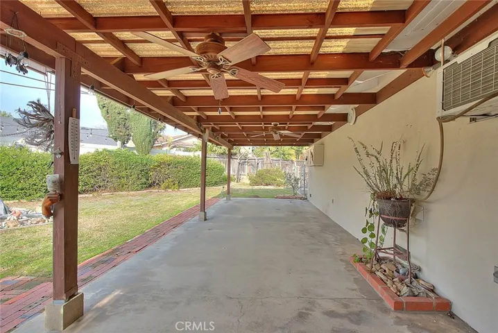 Covered patio