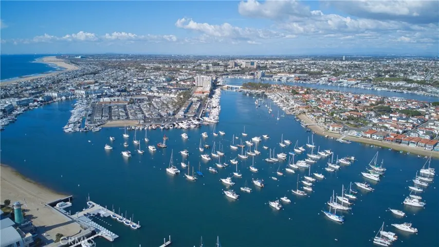 Aerial view of the Bay looking to the west