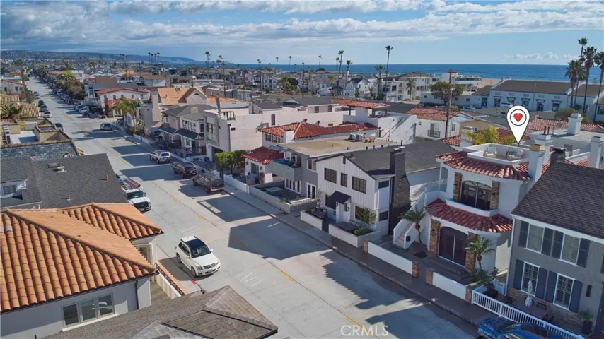 View looking down the street