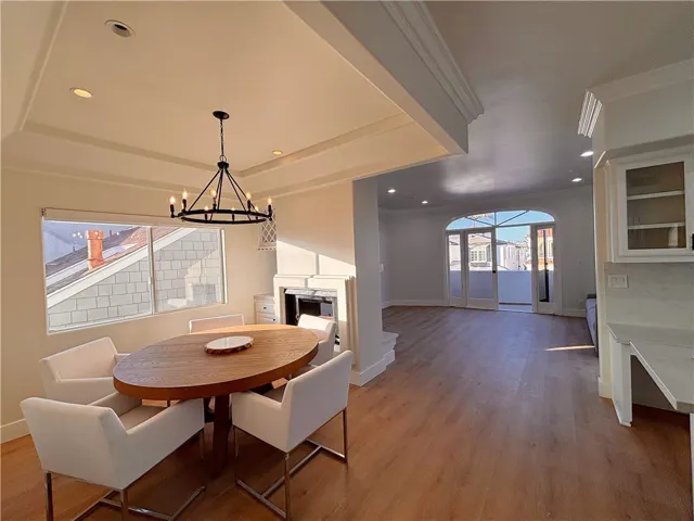 Dining room with table and chairs