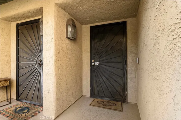 Front door.