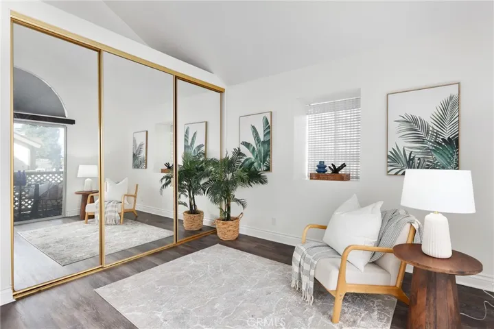 Second Primary Suite with mirrored closet