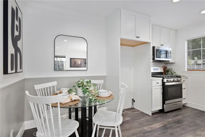 Dining Area is right next to the kitchen