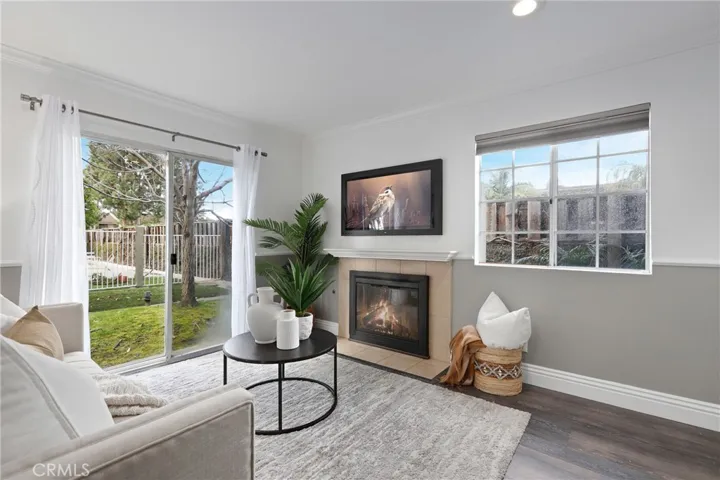 View of the greenbelt from the living room