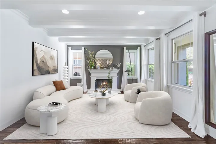 Living Room Virtually Stagged
