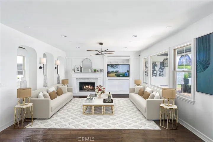 Family Room Virtually Stagged