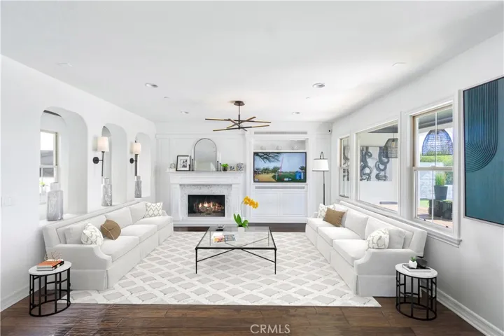 Family Room Virtually Stagged