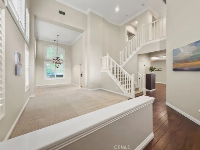 Elegant foyer entry