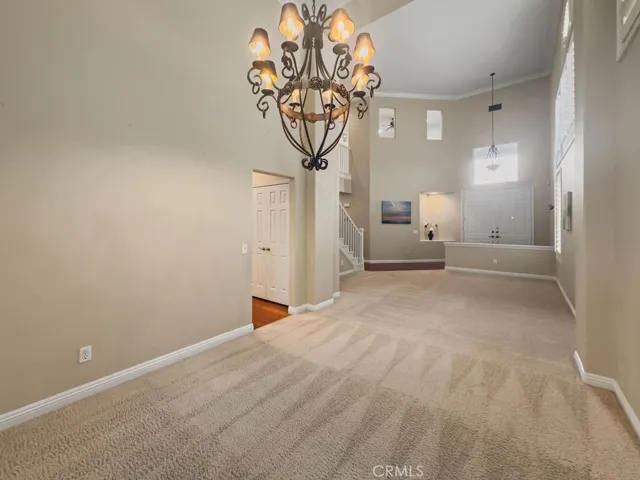 Spacious formal dining and living room