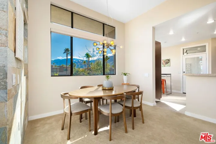 Dining Room with Mountain Views