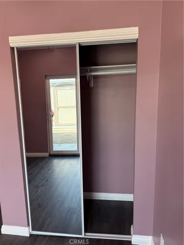 closet in bedroom