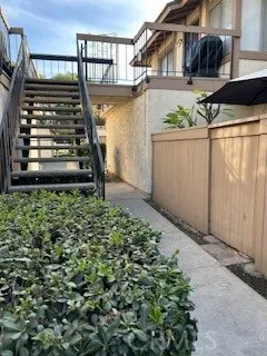 View from the front of unit