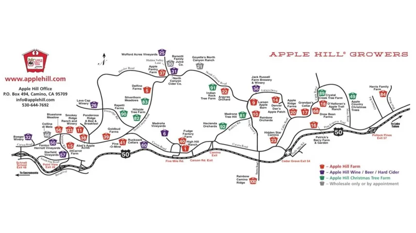 Apple Hill is 23 miles from Granada Court Unit 9