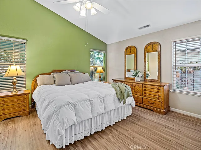 1st level ensuite bedroom with CA King bed