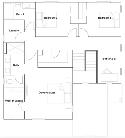 Residence 1 - Level 2 Floorplan