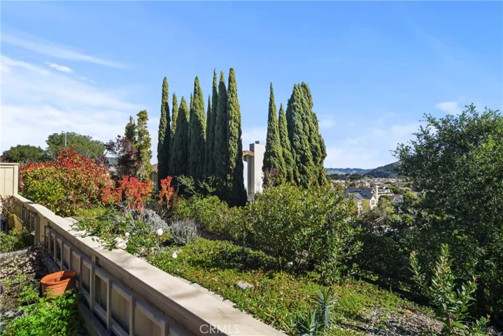 View from rear patio