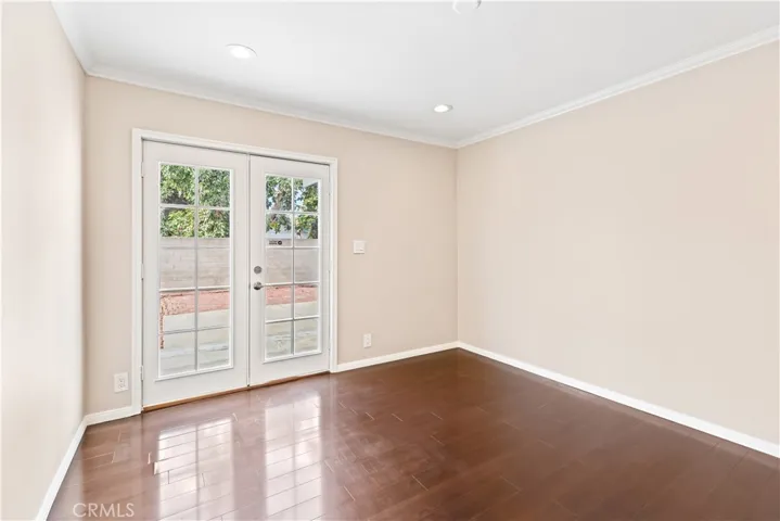 Room with french door