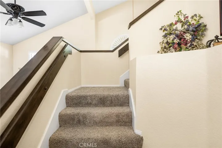 Stairway to upper level