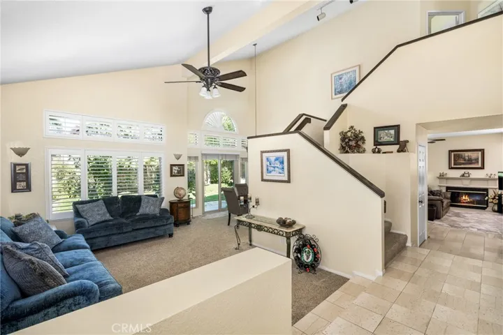 Foyer leading into the living room