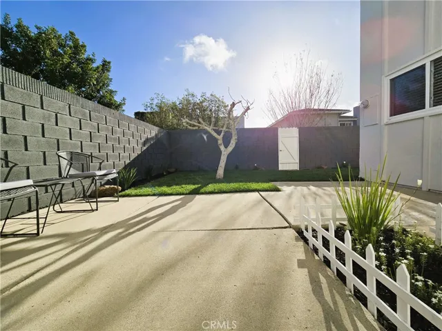Back Yard space with Hardscape and Greenscape