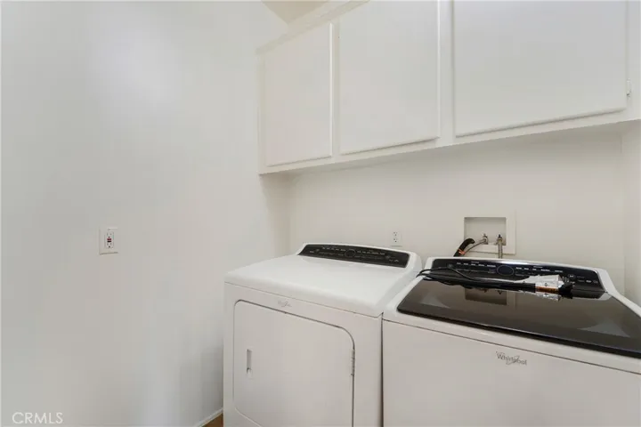 Washer and dryer are included.