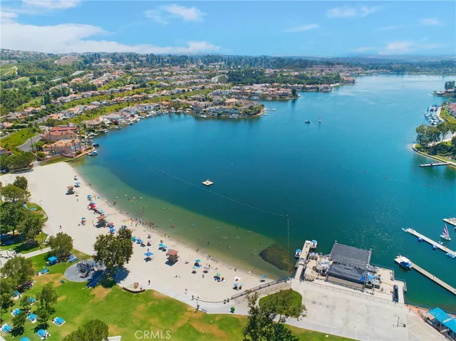 Lake Mission Viejo offers year round activities and swimming.
