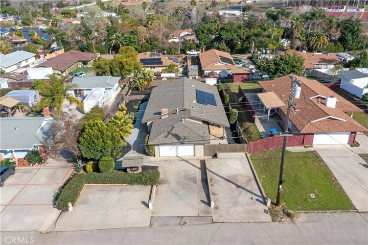 Aerial of front