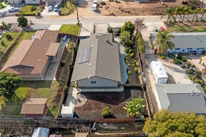 Aerial of back