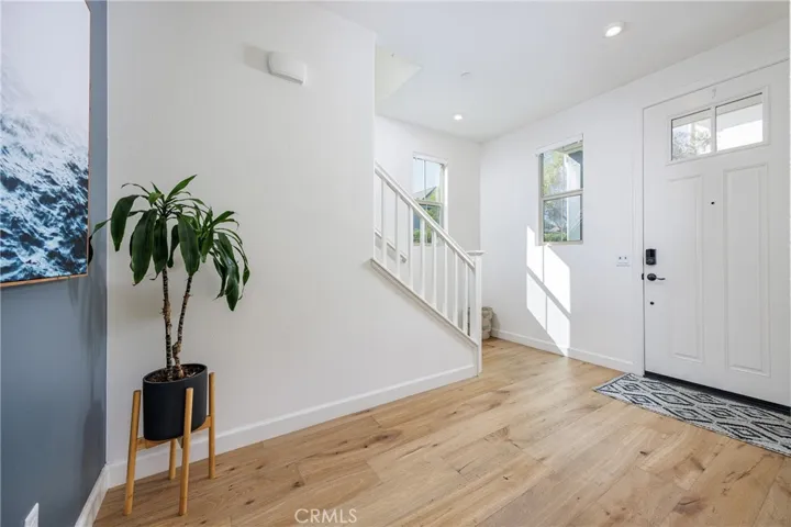 Entryway Leads to Downstairs Bedroom