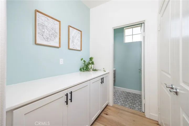 Upstairs Laundry Room and Bathroom